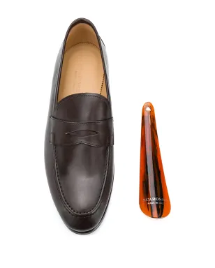 Scarosso Renato almond toe loafers - Brown - サムネイル4