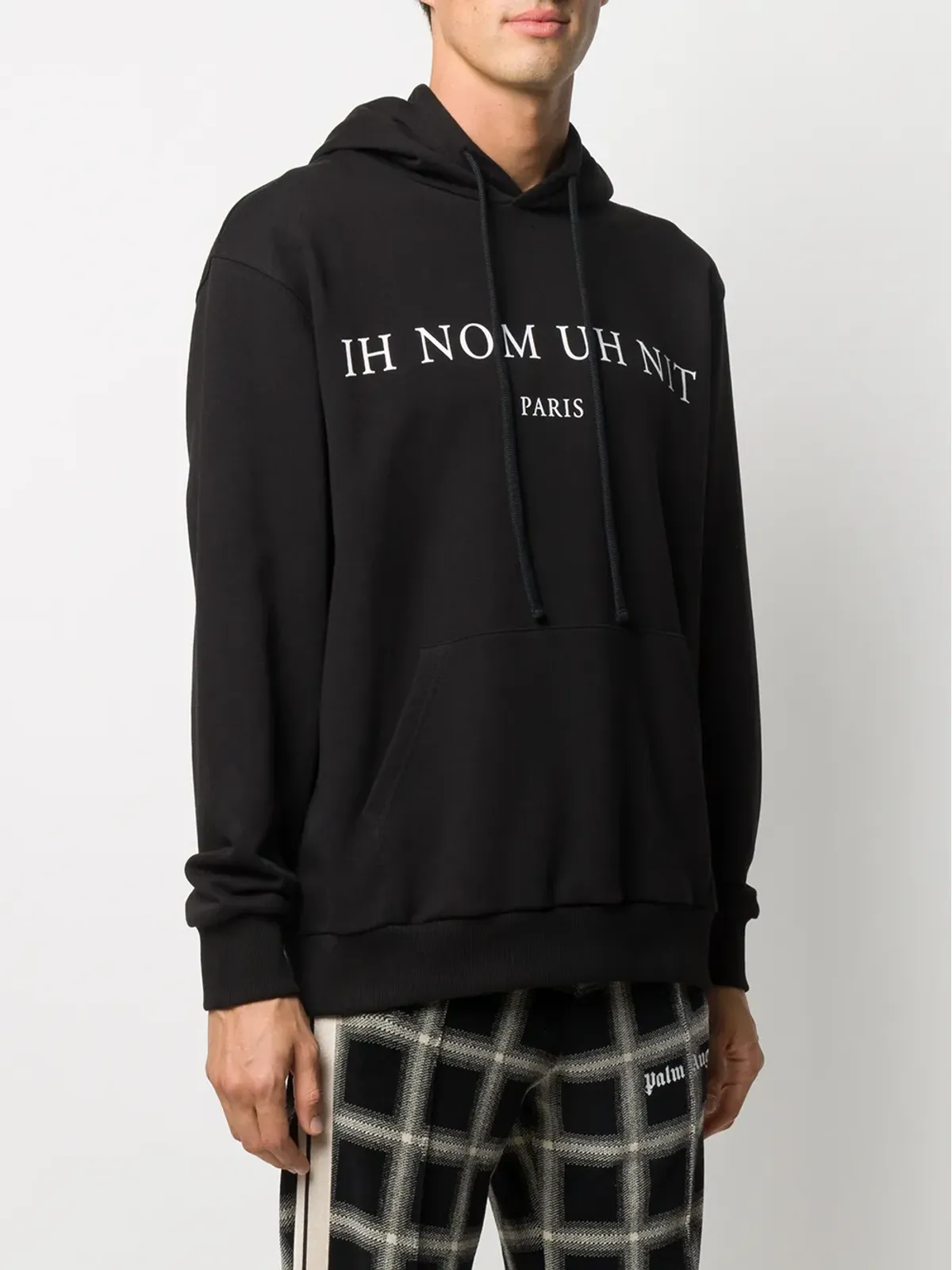 Ih Nom Uh Nit ロゴ入りフード付きスウェットシャツ - 画像3