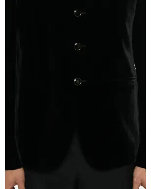Saint Laurent ベロア ブレザー - サムネイル5