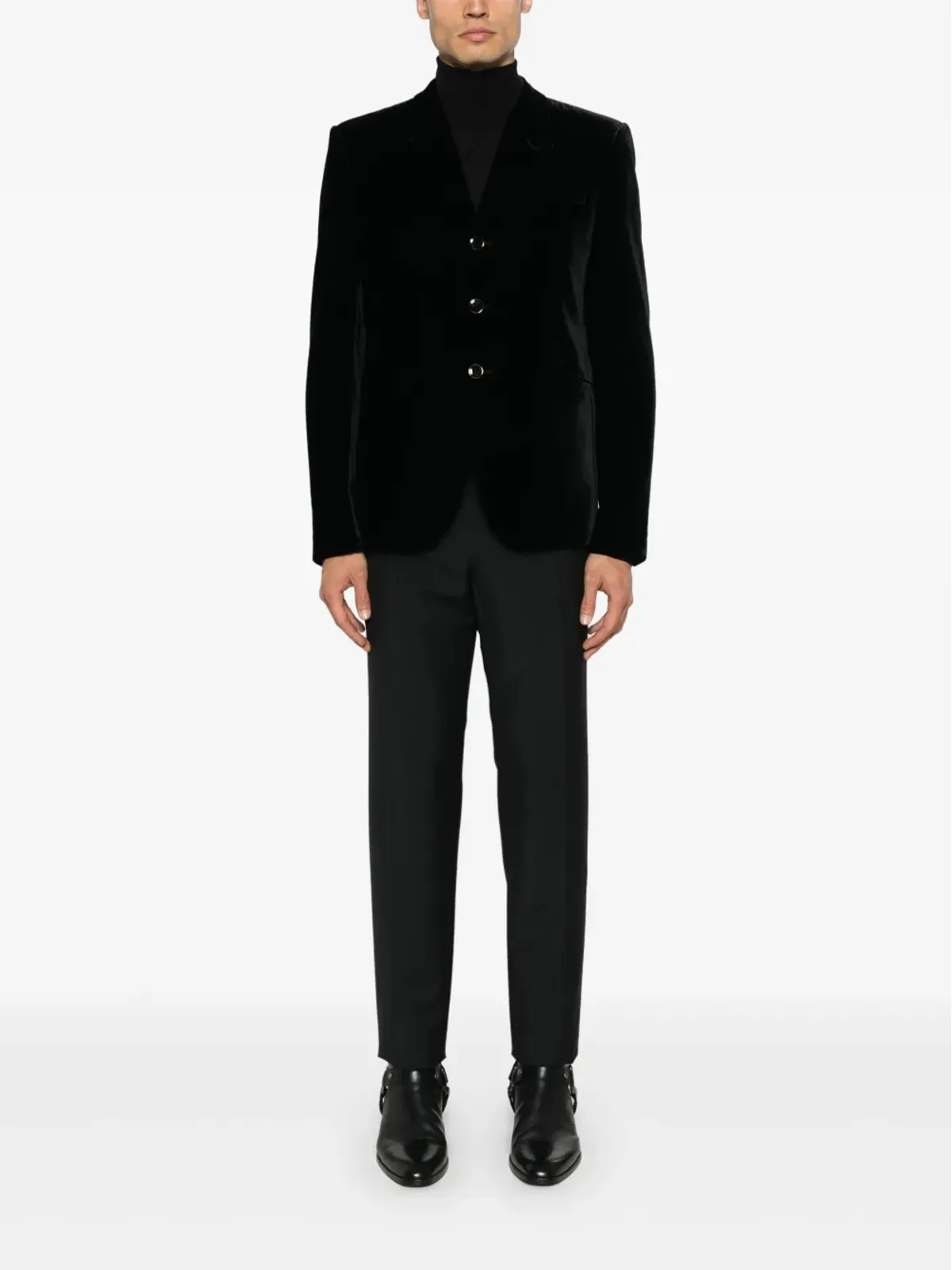 Saint Laurent ベロア ブレザー - 画像2