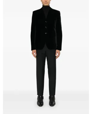 Saint Laurent ベロア ブレザー - サムネイル2