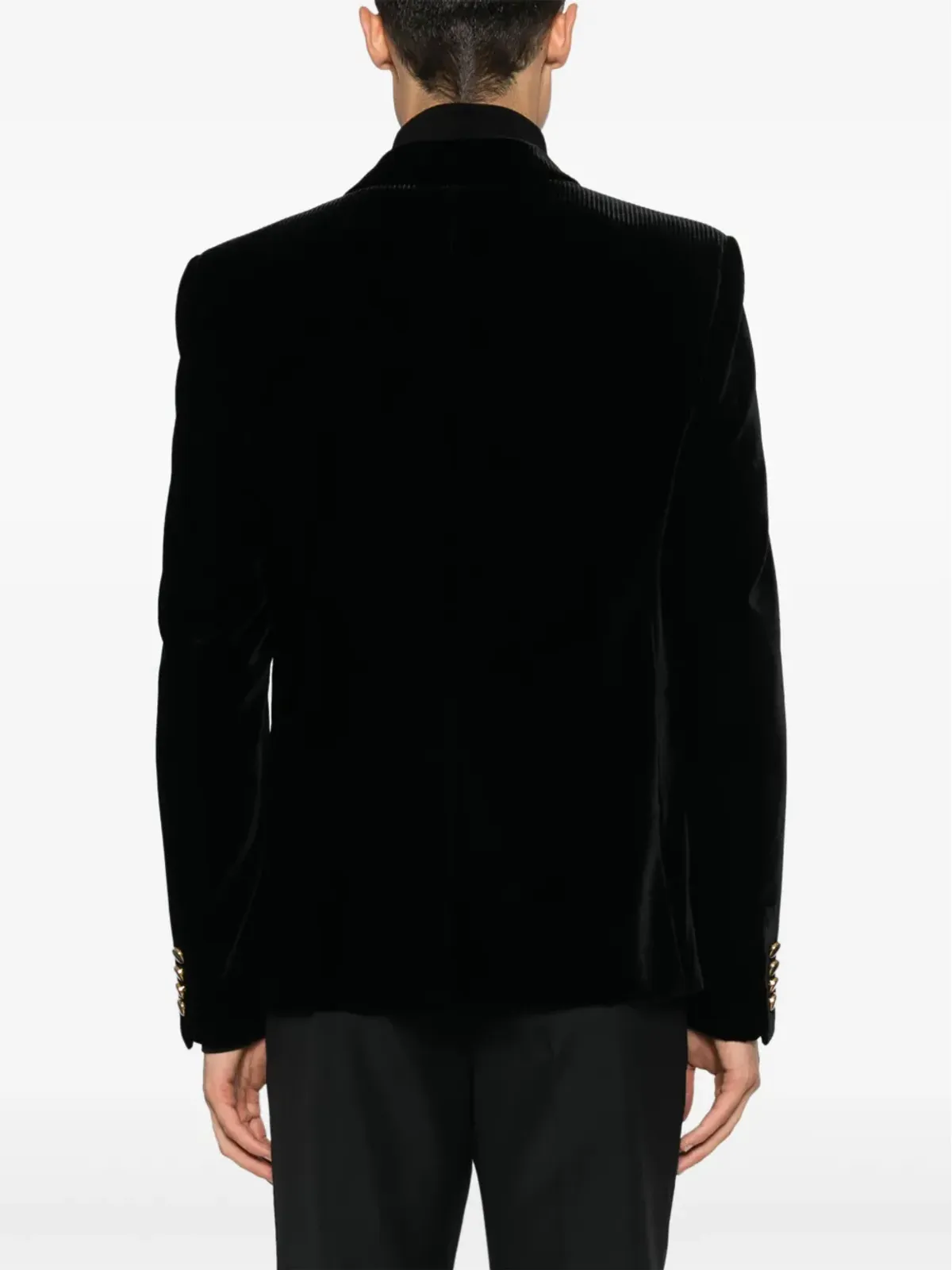 Saint Laurent ベロア ブレザー - 画像4
