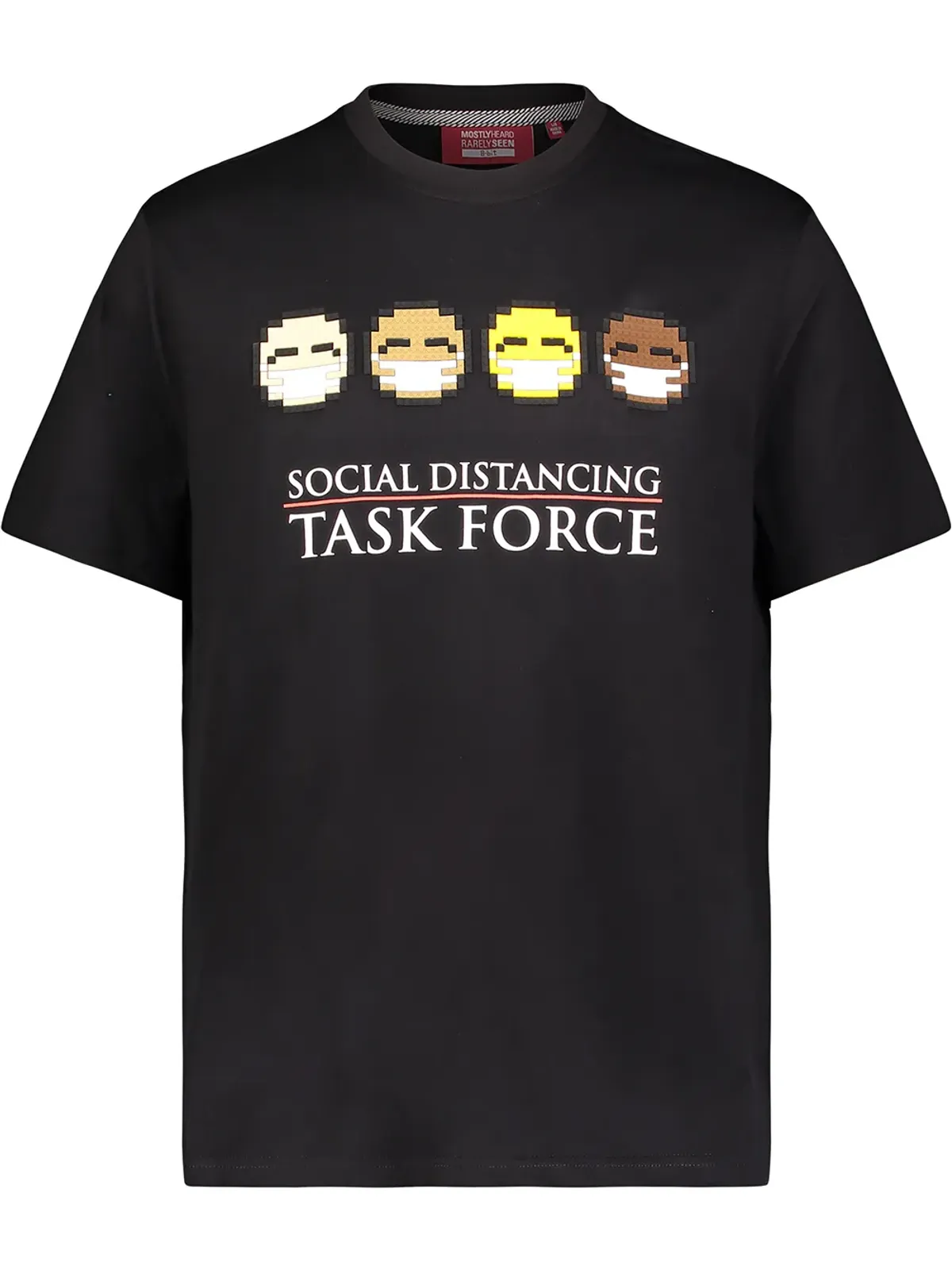 Mostly Heard Rarely Seen 8-Bit タスクフォース コットン Tシャツ - 画像1