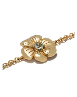 Aurelie Bidermann 18kt yellow gold topaz Bouquet bracelet - サムネイル3