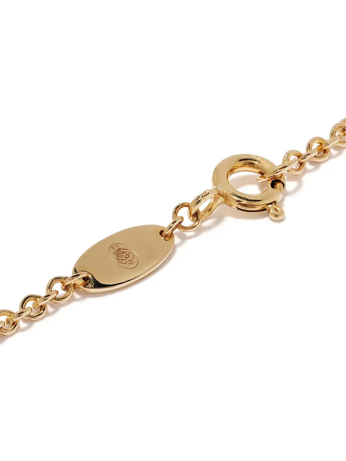 Aurelie Bidermann 18kt yellow gold topaz Bouquet bracelet - 画像4