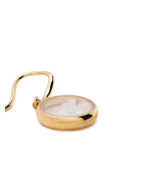 Aurelie Bidermann 18K イエローゴールド ダイヤモンド チヴォール ドロップピアス - サムネイル3