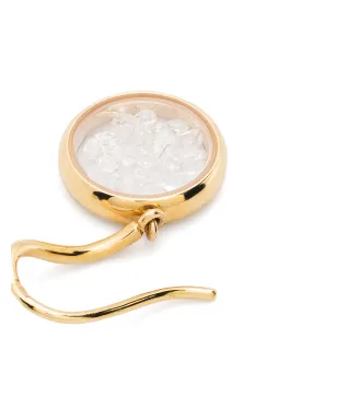 Aurelie Bidermann 18K イエローゴールド ダイヤモンド チヴォール ドロップピアス - サムネイル4