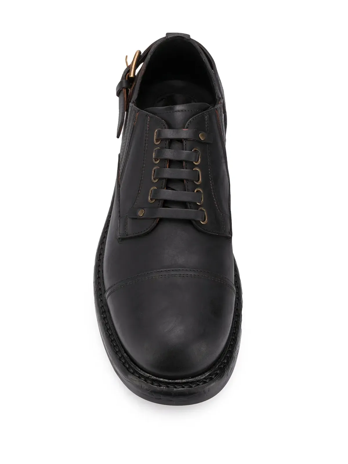 Dolce & Gabbana レザー バックル ダービーシューズ - 画像4