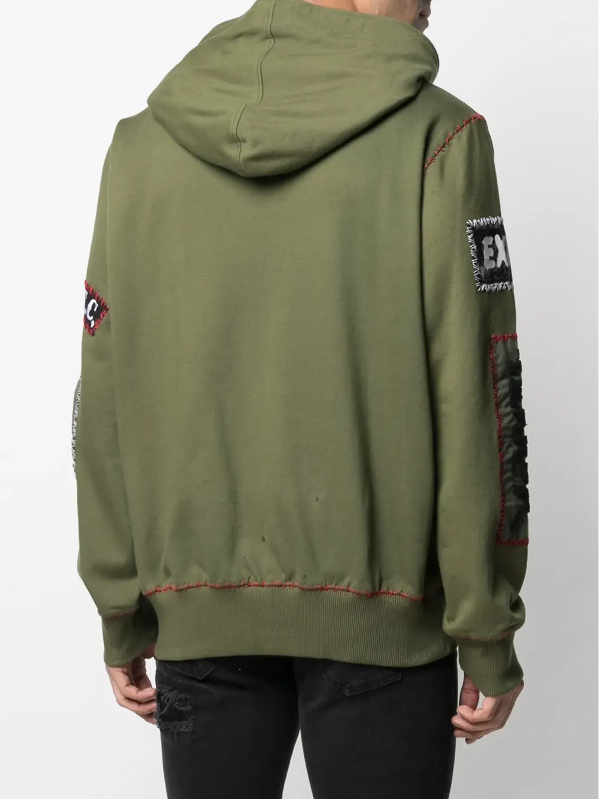 KTZ パッチディテール ドローコード付きフーディ - 画像5