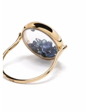 Aurelie Bidermann 18kt イエローゴールド チボールサファイア リング - サムネイル4