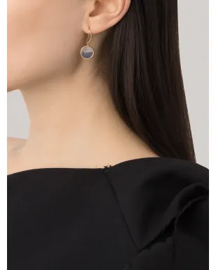 Aurelie Bidermann 18kt イエローゴールド サファイア チヴォール ドロップ ピアス - サムネイル2