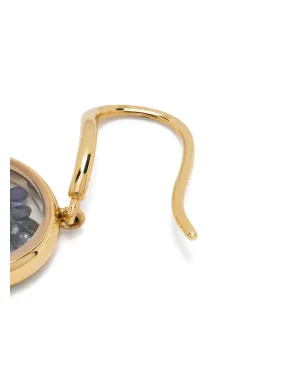 Aurelie Bidermann 18kt イエローゴールド サファイア チヴォール ドロップ ピアス - サムネイル4