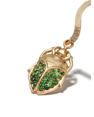 Aurelie Bidermann 18K イエローゴールド ダイヤモンド ビートル イヤリング - サムネイル3