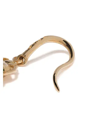 Aurelie Bidermann 18K イエローゴールド ダイヤモンド ビートル イヤリング - サムネイル4
