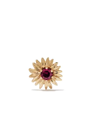 Aurelie Bidermann 18kt イエローゴールド ロドライト ブーケ 片耳イヤリング - サムネイル1