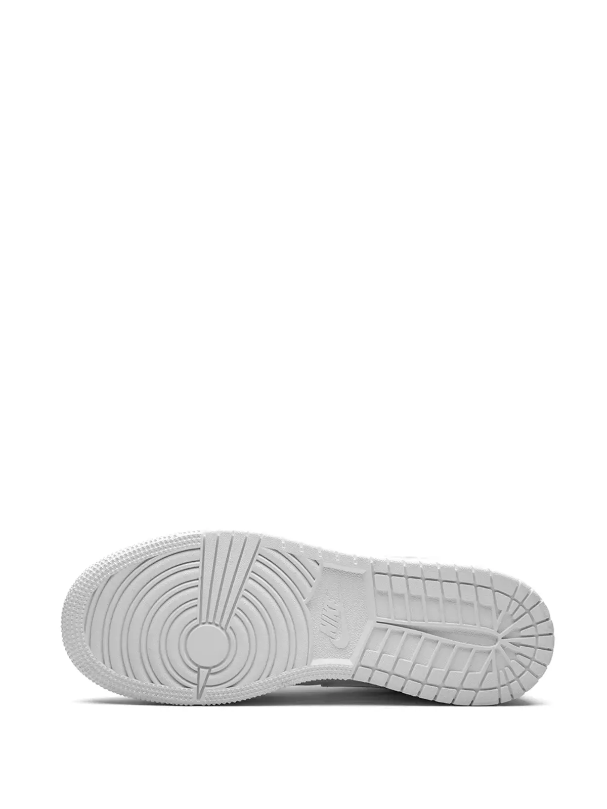 Jordan Kids エア ジョーダン 1 ミッド トリプルホワイト スニーカー - 画像4