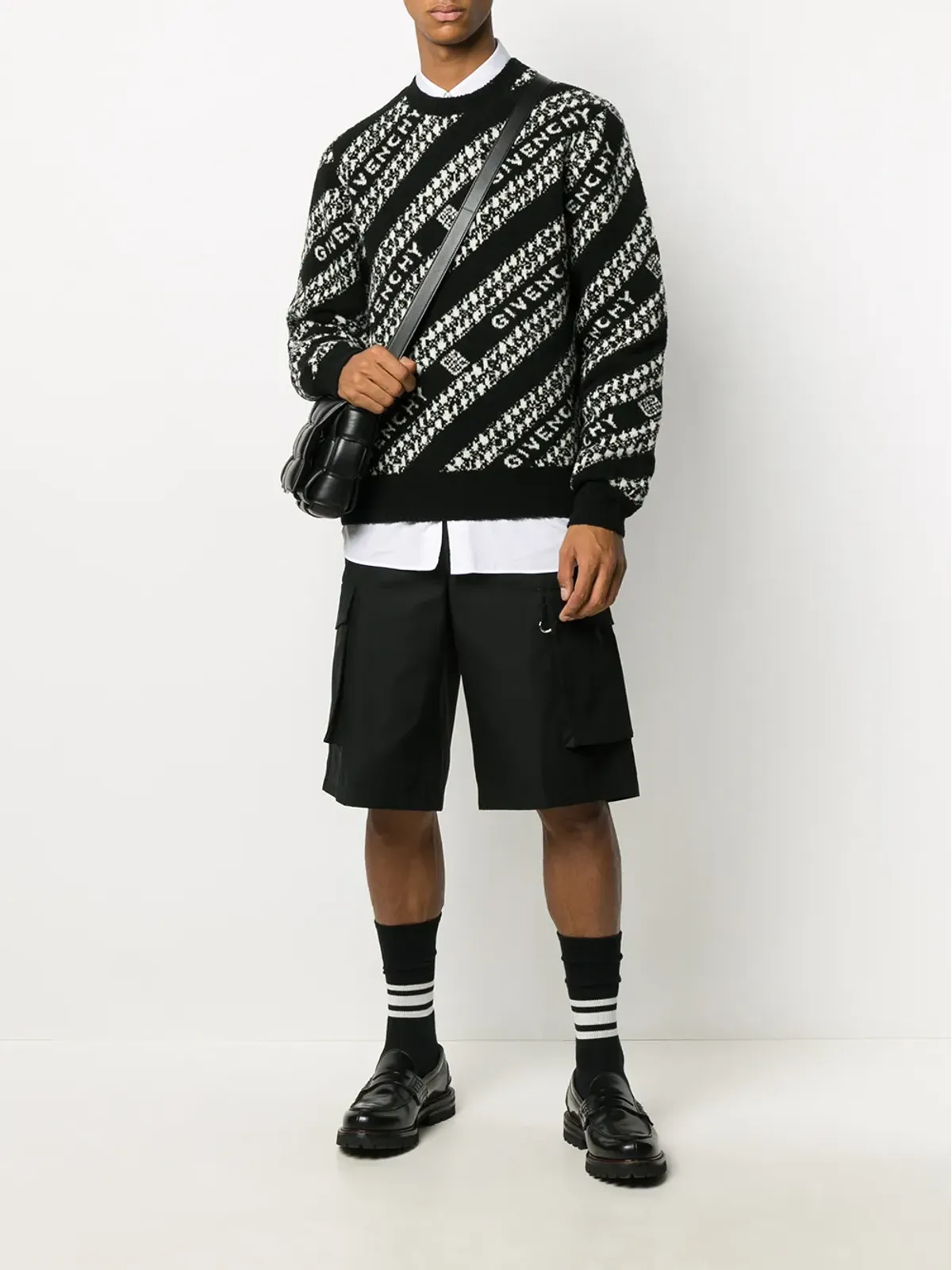 Givenchy オーバーサイズ ポケット付き カーゴショーツ - ブラック - 画像2
