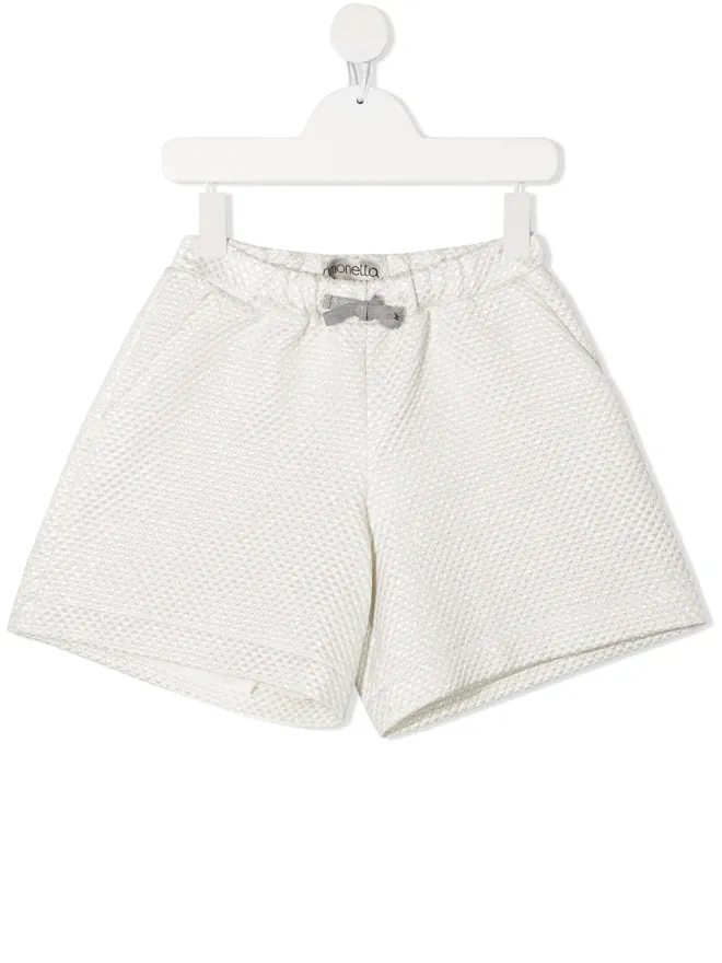 Simonetta Simonetta キルテッドベルムーダーショーツの商品画像