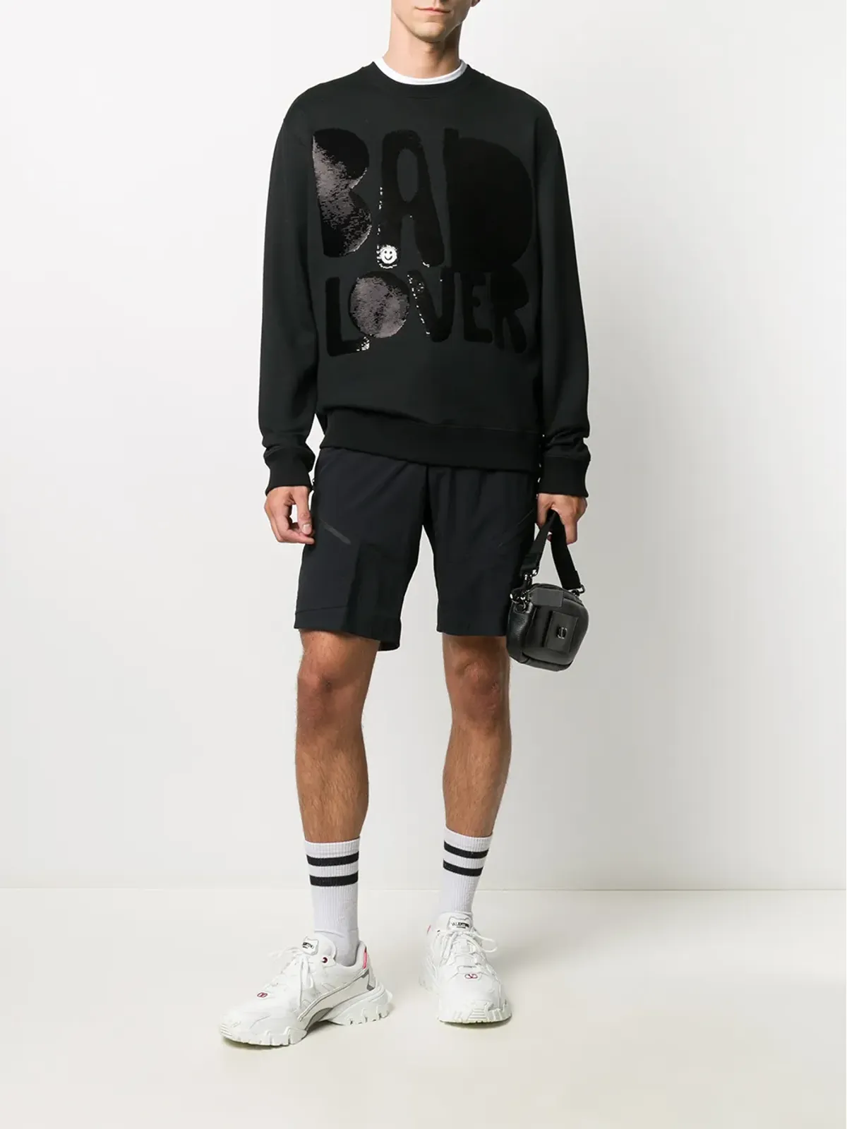 Valentino Garavani Bad Lover sequinned sweatshirt - Black - 画像2
