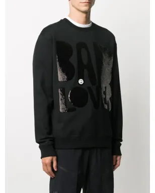 Valentino Garavani Bad Lover sequinned sweatshirt - Black - サムネイル3