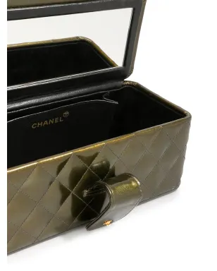 CHANEL Pre-Owned 1995 CC ダイヤモンドキルト バニティバッグ - サムネイル5