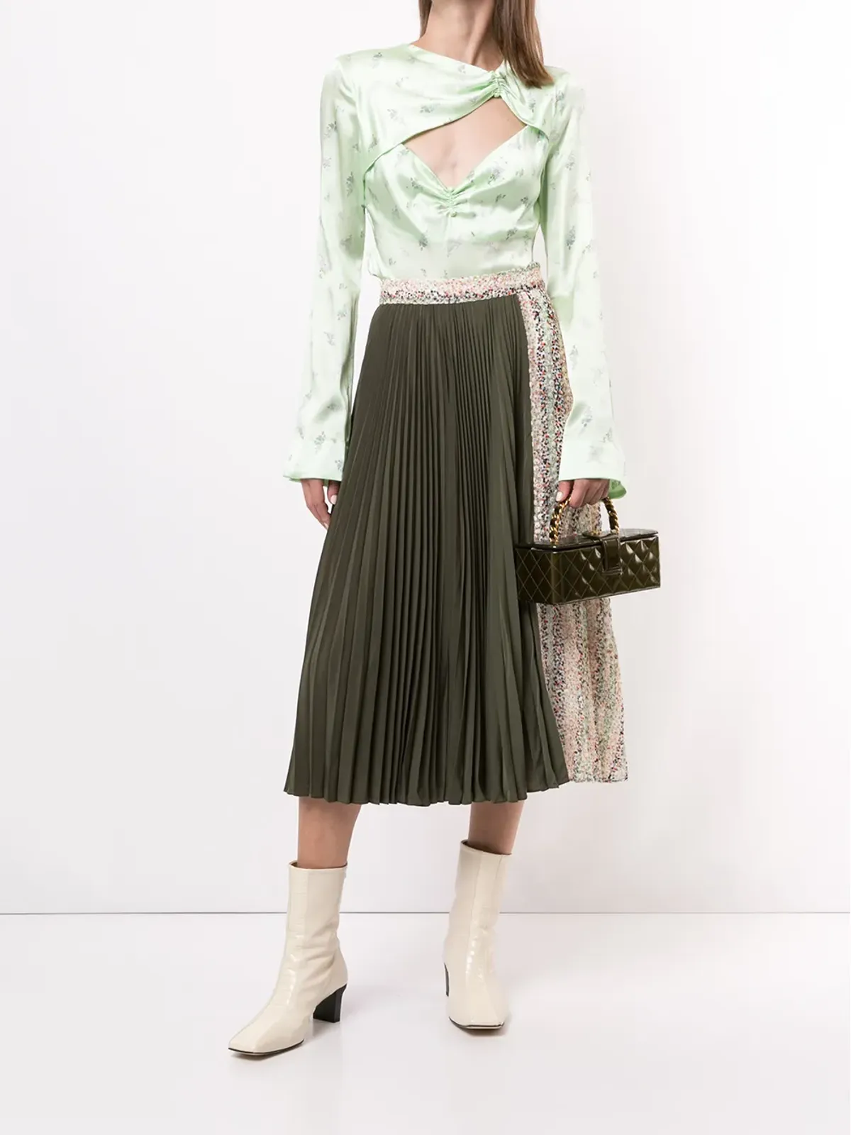 CHANEL Pre-Owned 1995 CC ダイヤモンドキルト バニティバッグ - 画像2