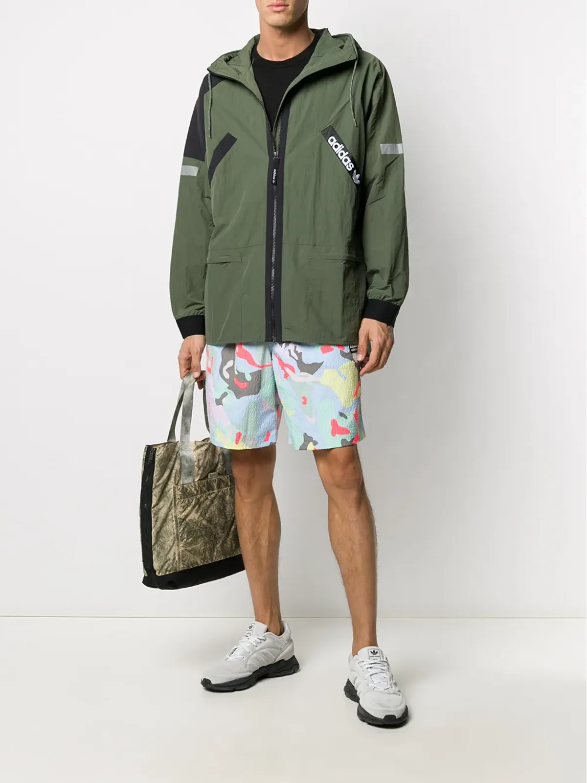 adidas オールオーバープリント ショーツ - 画像2