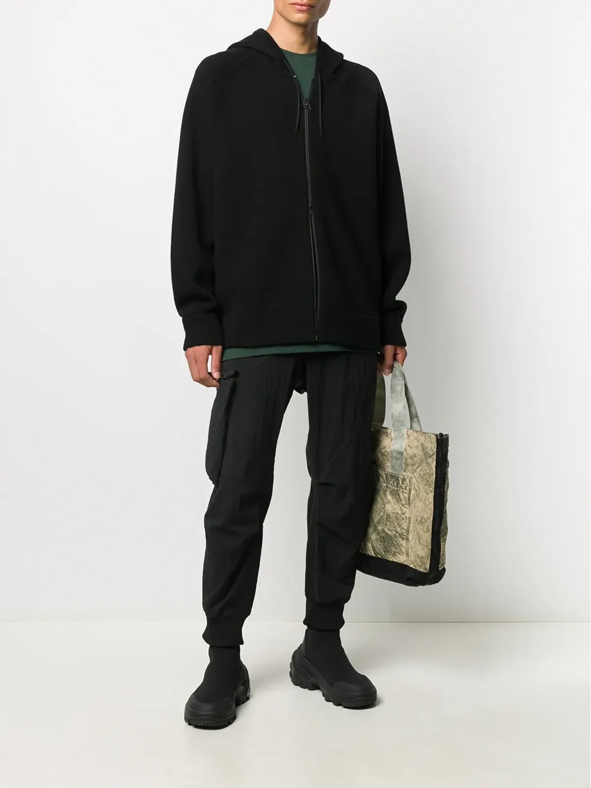Y-3 クラシック ウィンター フルジップ フーディー - 画像2