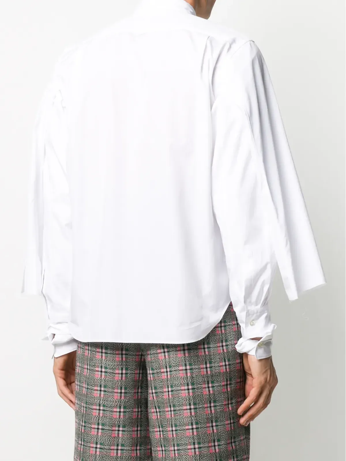 Comme des Garçons Homme Plus 長袖コットンシャツ - White - 画像4