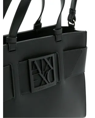 Armani Exchange ロゴベルトストラップ トートバッグ - サムネイル4