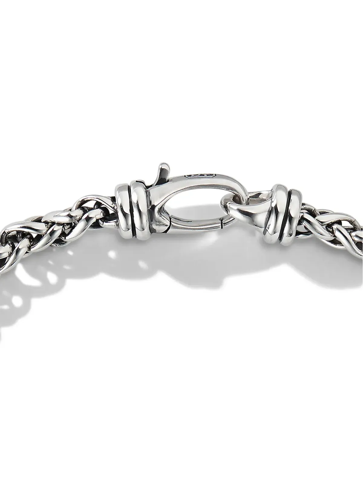 David Yurman スターリングシルバー ウィートチェーン ブレスレット - 画像3