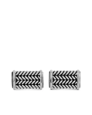 David Yurman スターリングシルバー Chevron カフリンクス - サムネイル1