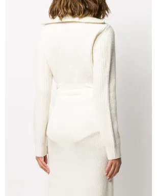 Cashmere In Love リブ編み ハイネック ボディスーツ - サムネイル4