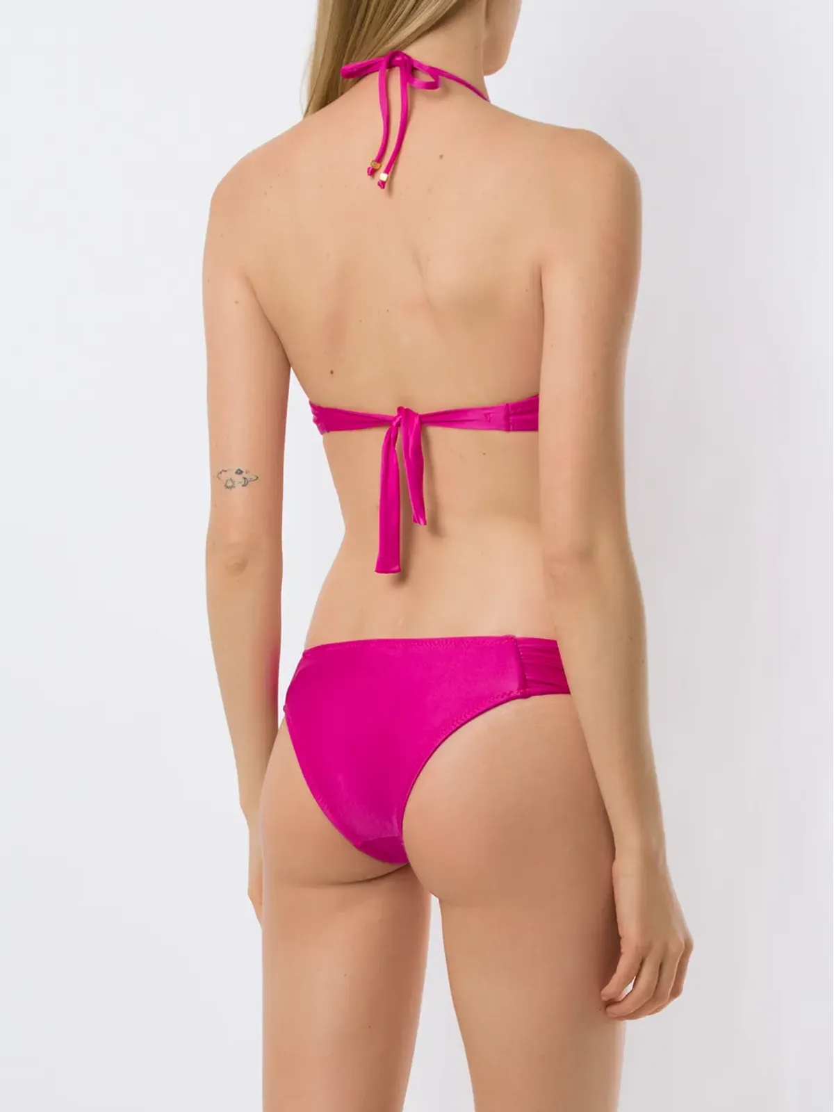 Amir Slama draped cut-out one-piece - Pink - 画像4