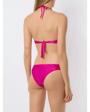Amir Slama draped cut-out one-piece - Pink - サムネイル4