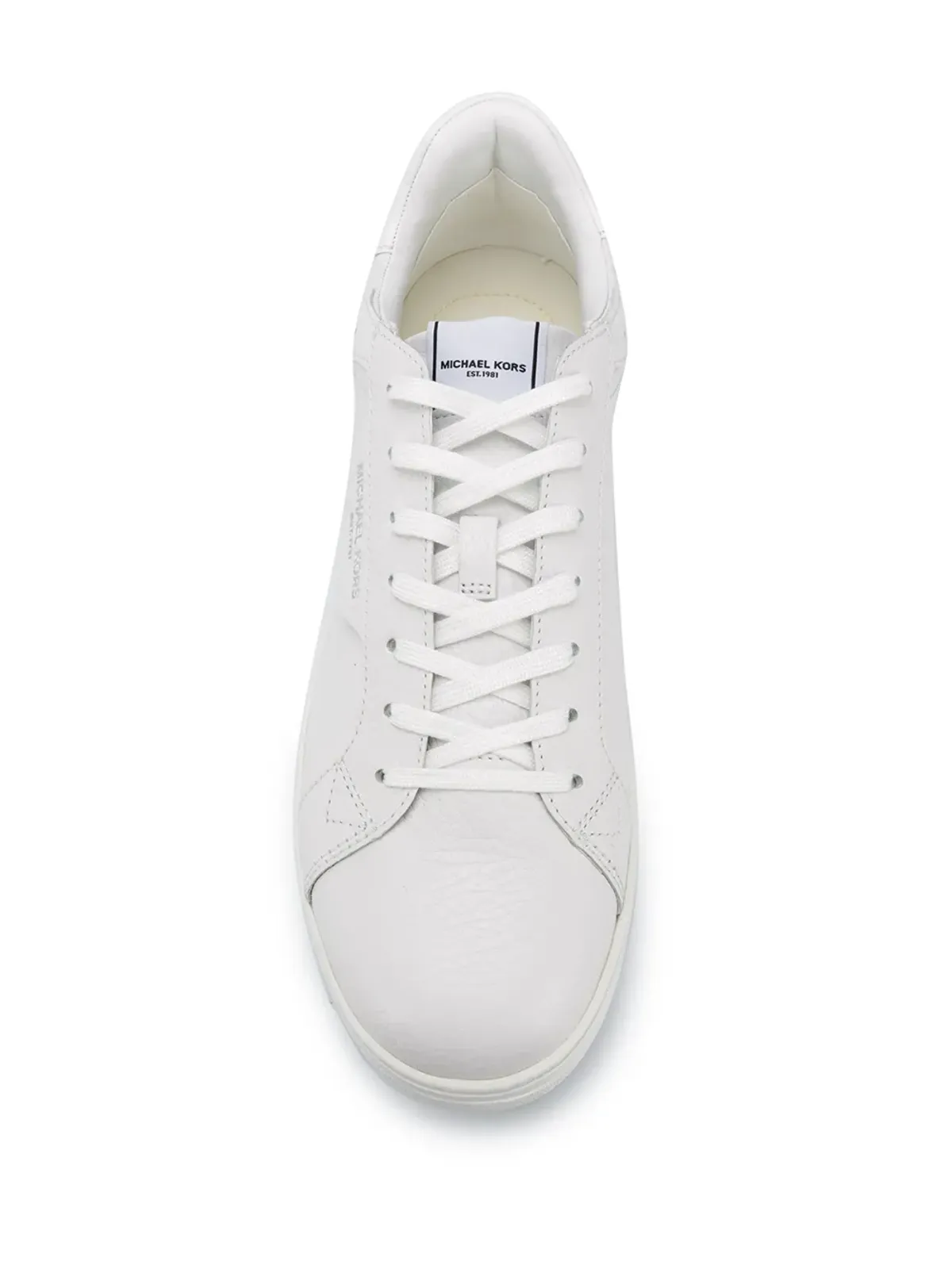 Michael Michael Kors Keating pebbled-effect sneakers - White - 画像4