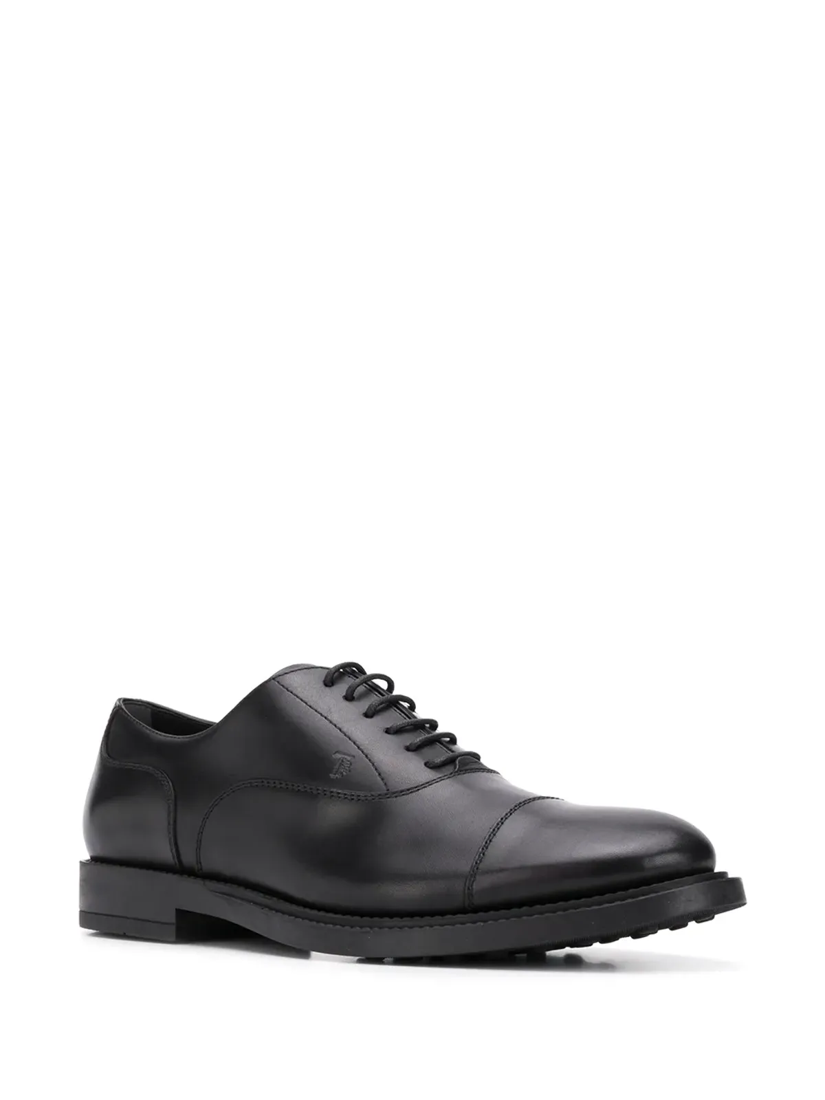 Tod's レザーオックスフォードシューズ ブラック - 画像2