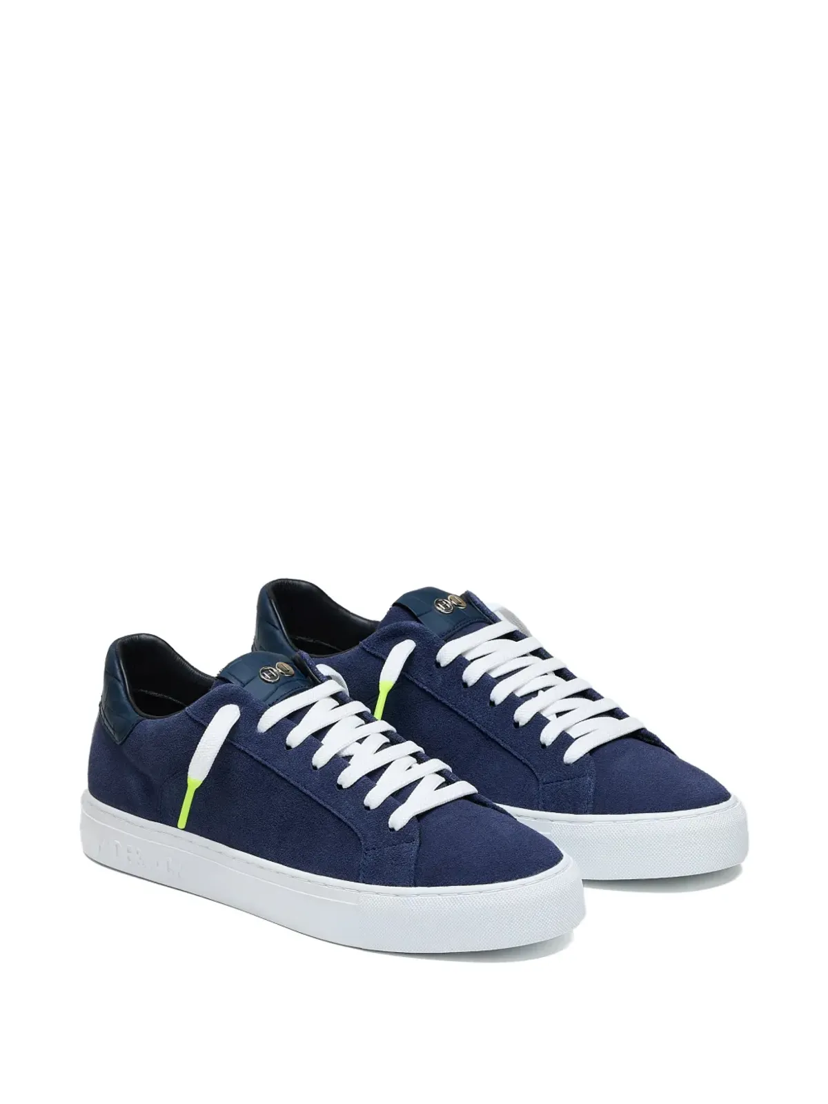 Hide&Jack Oil lace-up sneakers - Blue - 画像2