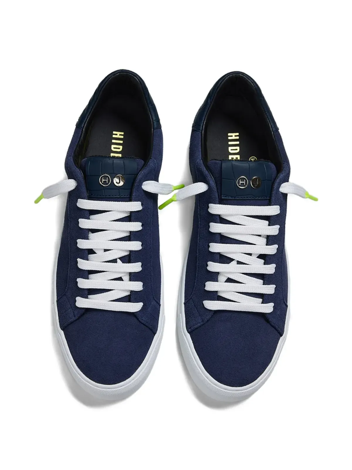 Hide&Jack Oil lace-up sneakers - Blue - 画像4