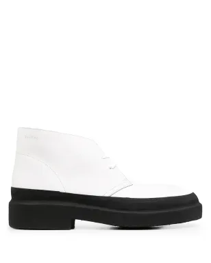 Clarks Originals ツートーン デザートブーツ - ホワイト - サムネイル1