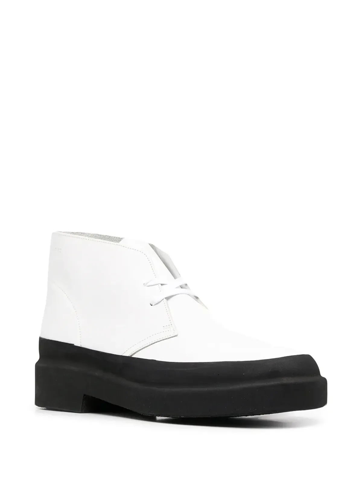 Clarks Originals ツートーン デザートブーツ - ホワイト - 画像2