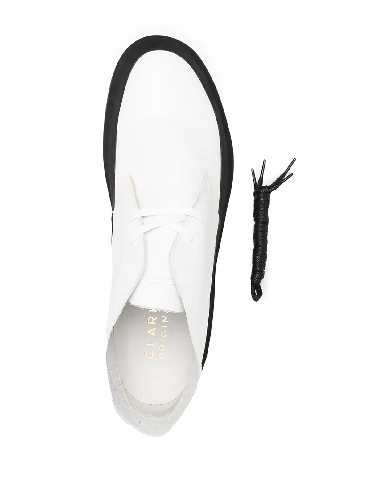 Clarks Originals ツートーン デザートブーツ - ホワイト - 画像4