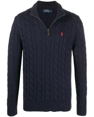 Polo Ralph Lauren ケーブル編み ハーフジップ ジャンパー - サムネイル1