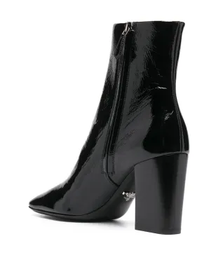 Prada パテントレザー アンクルブーツ - サムネイル3