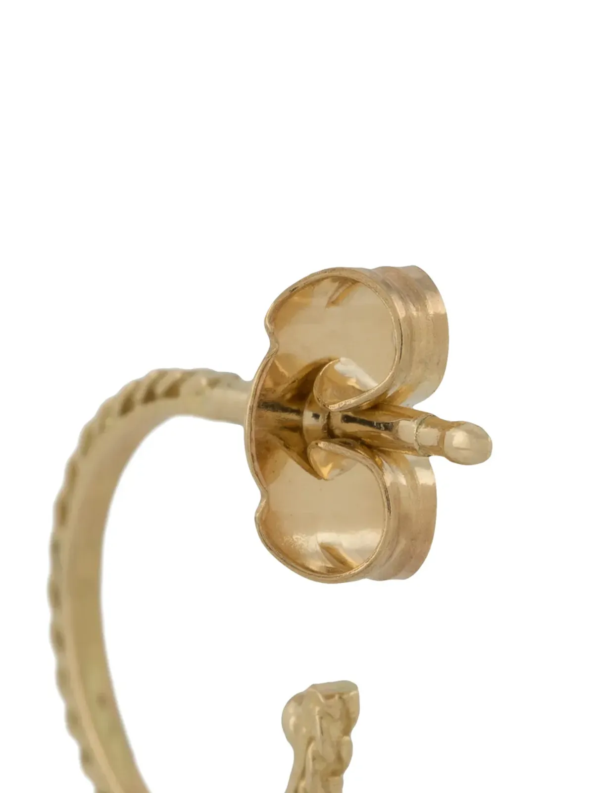Wouters & Hendrix Gold 18K イエローゴールド ルビー Canale Grande フープピアス - 画像4