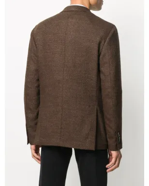 Lardini ブラウンのウールブレザー - サムネイル4