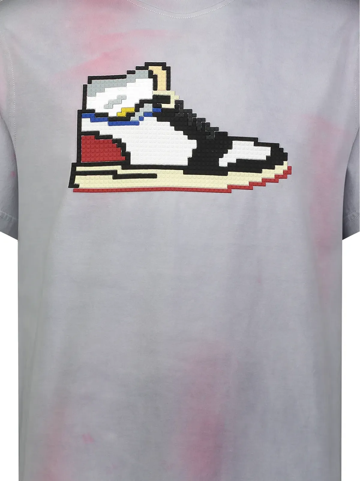 Mostly Heard Rarely Seen 8-Bit スニーカー柄プリント Tシャツ - 画像3