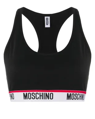 Moschino ロゴテープ スポーツブラ - サムネイル1