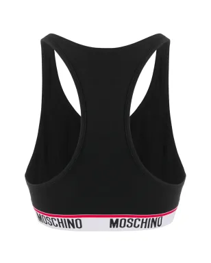 Moschino ロゴテープ スポーツブラ - サムネイル2