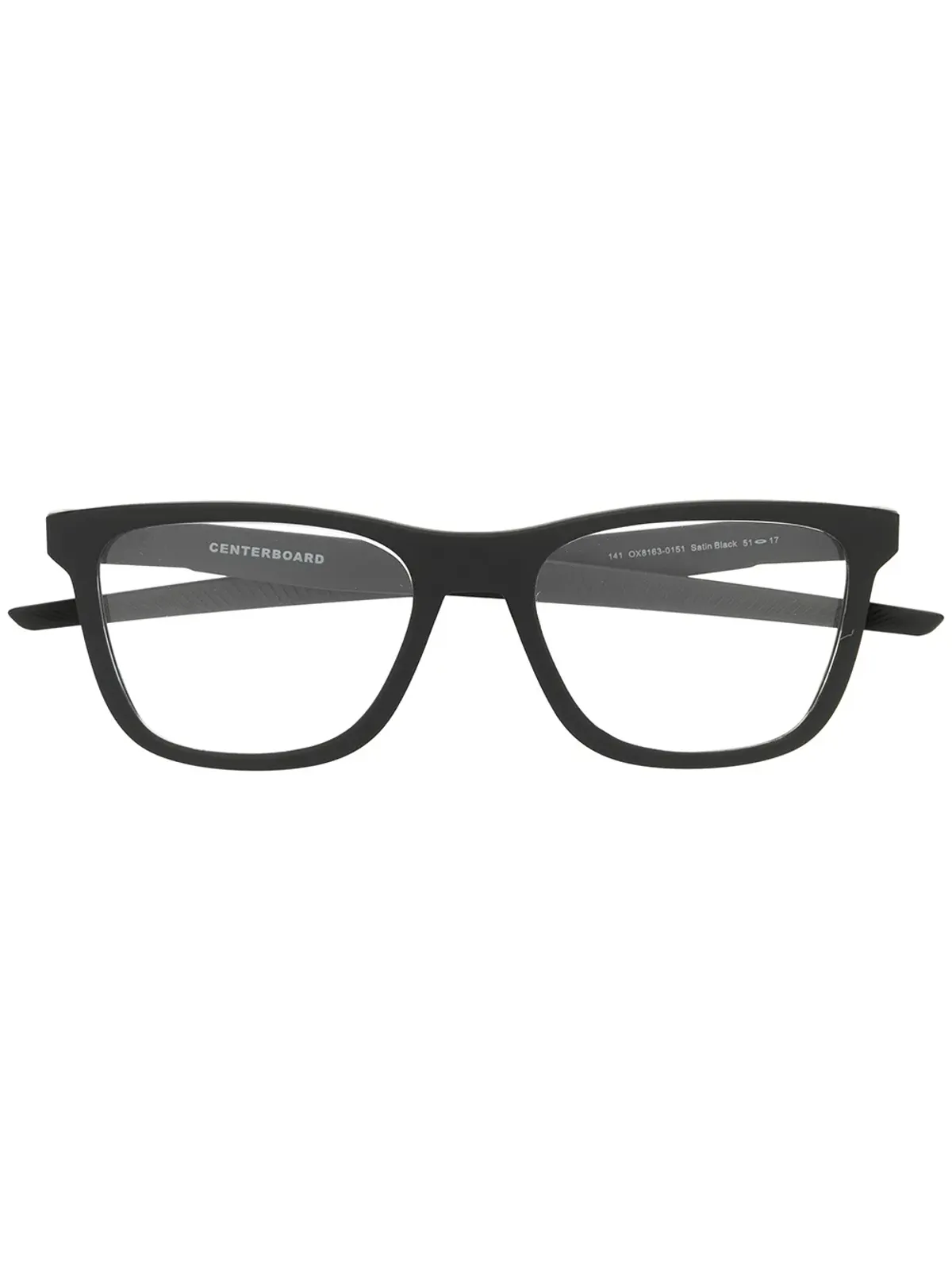 Oakley スクエアフレームメガネ ブラック - 画像1
